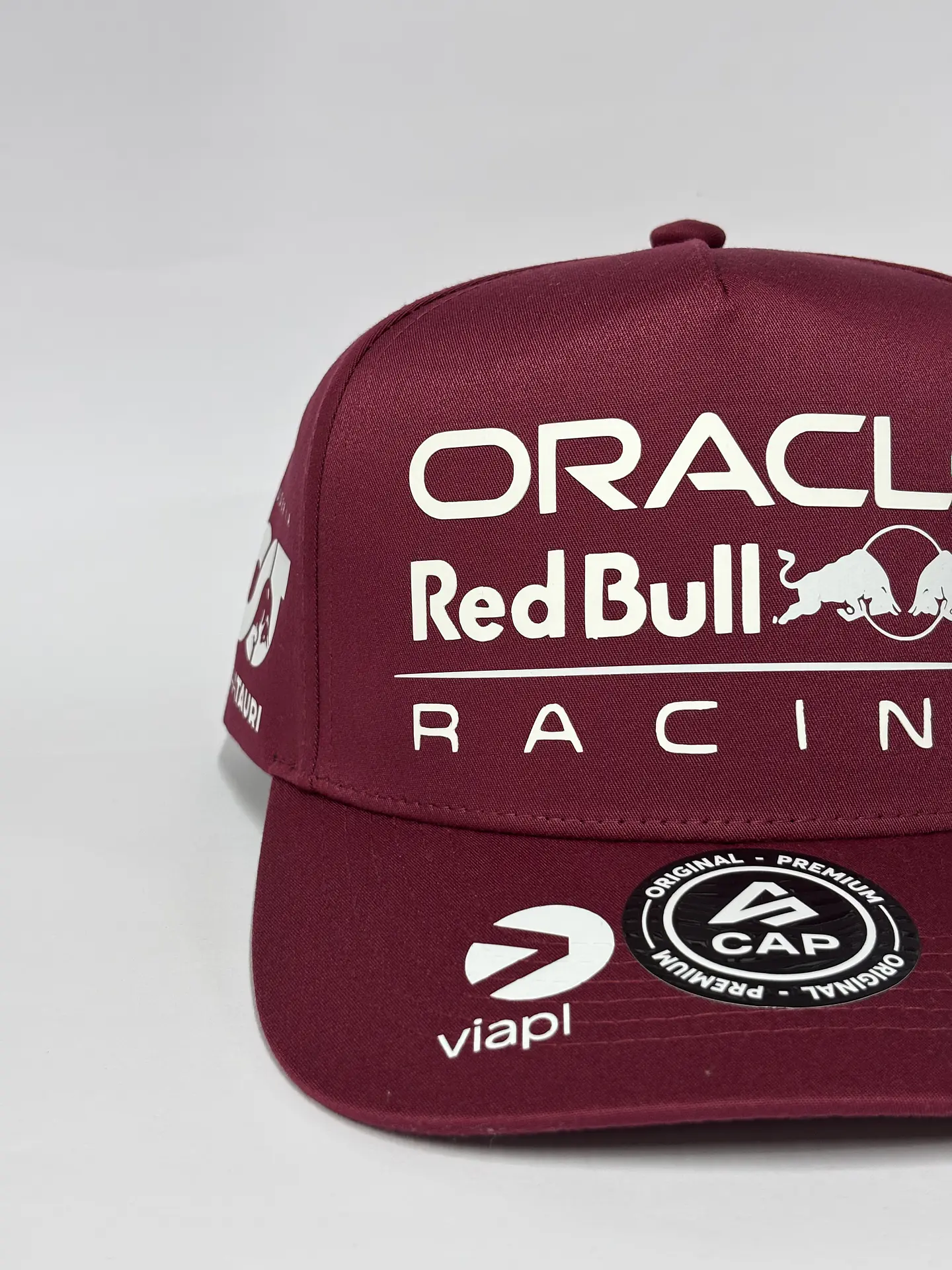 Gorra de lona 5p - Burdeo / Oracle red Bull racing  3