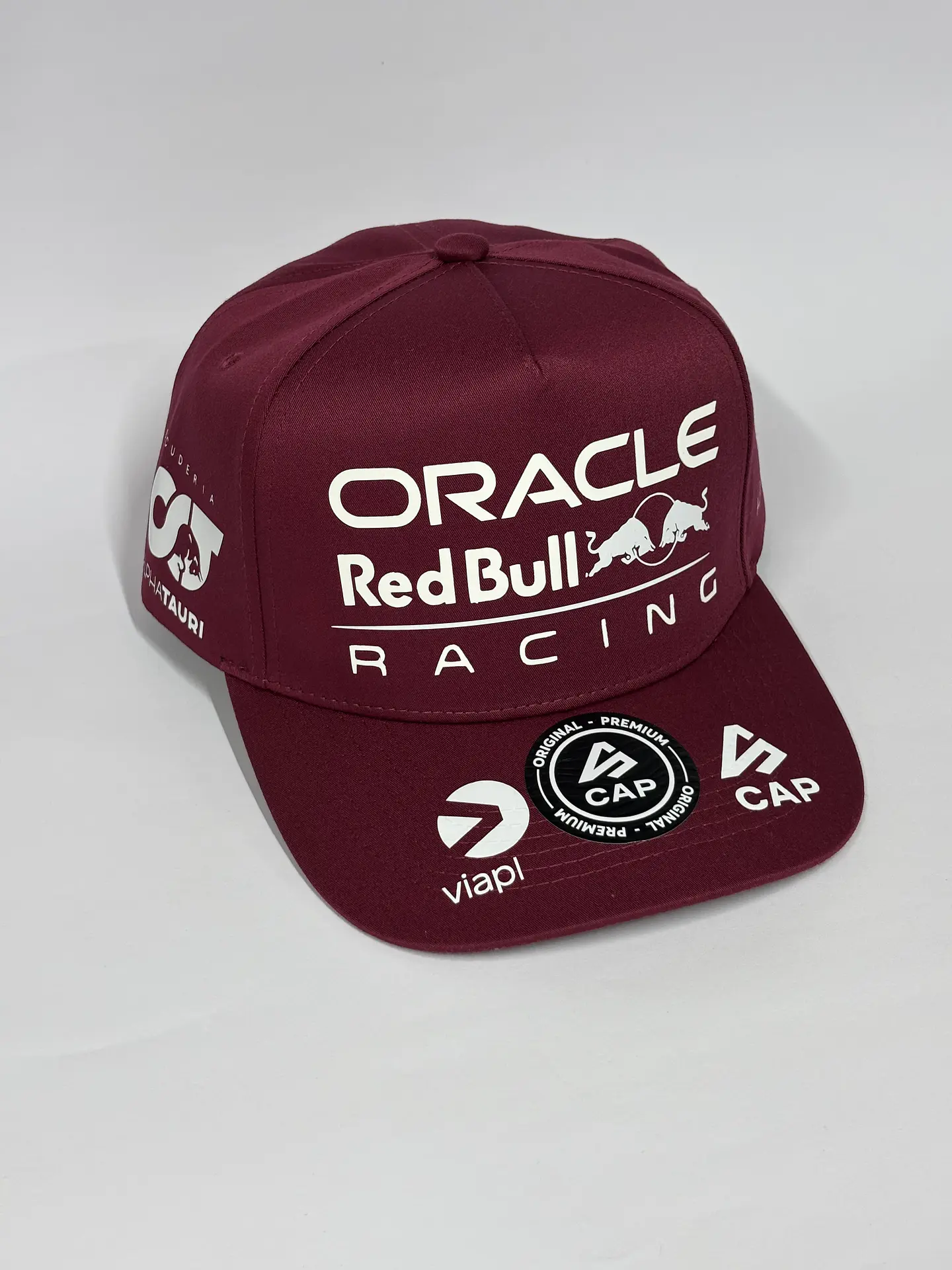 Gorra de lona 5p - Burdeo / Oracle red Bull racing  2
