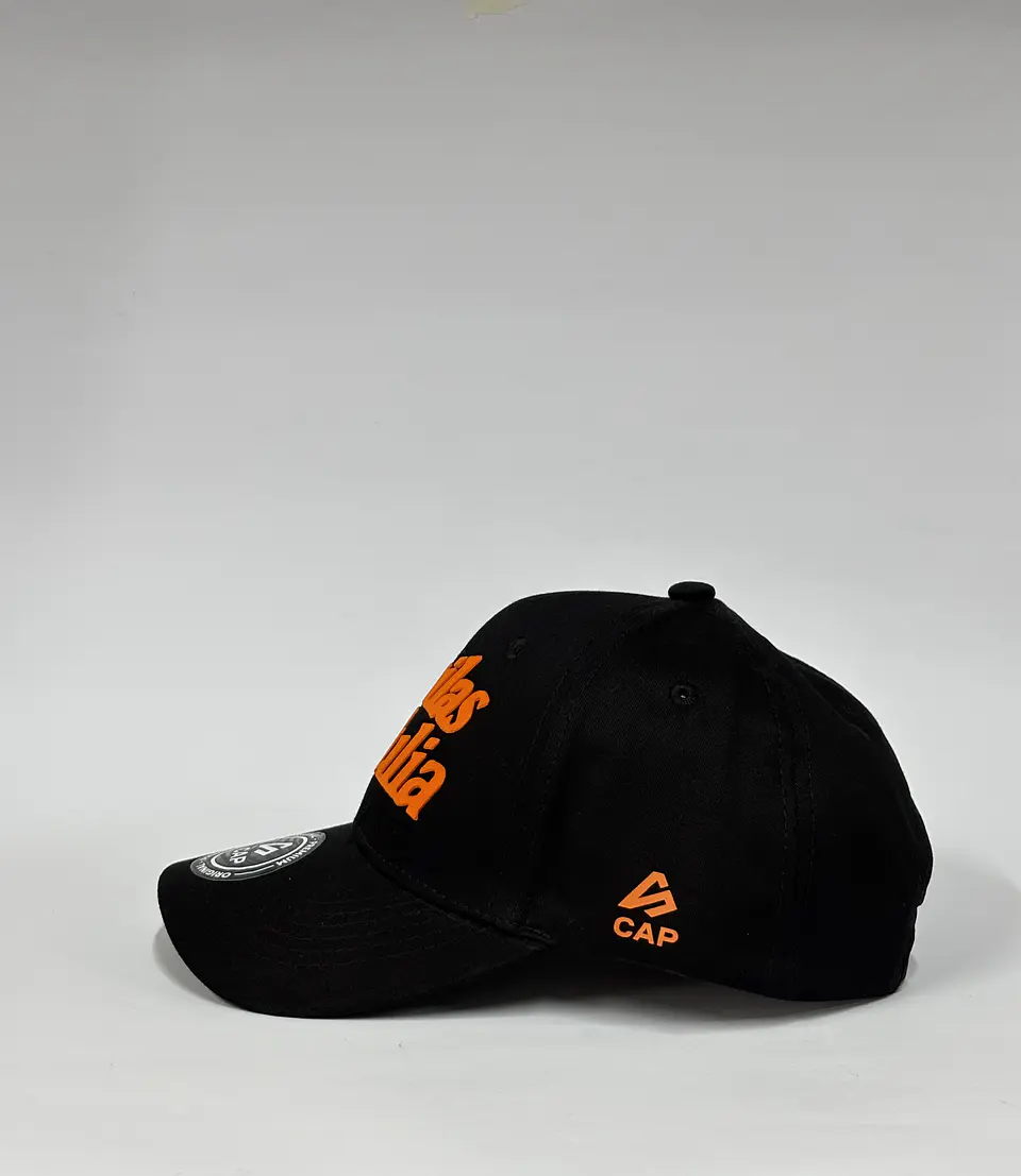 Gorra de lona 6p - Negro / Aguilas del Zulia  4