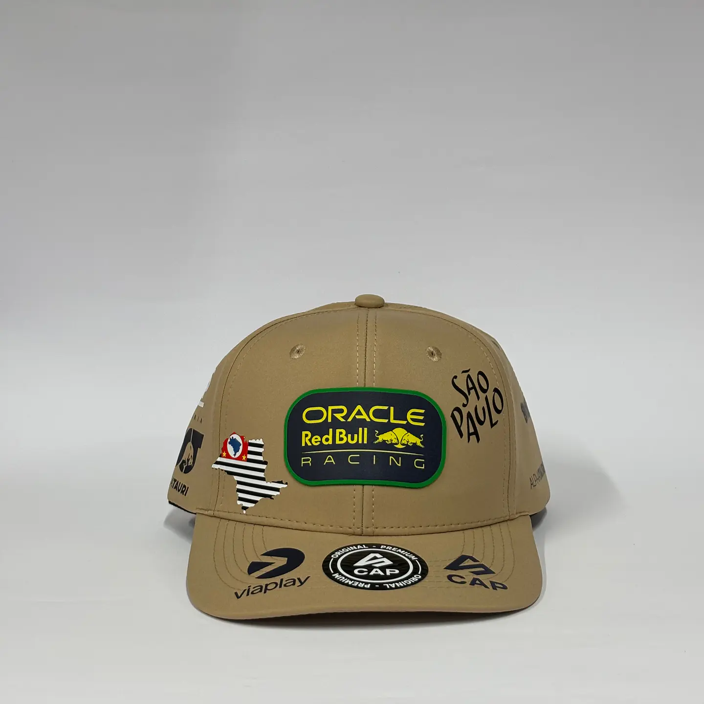 Gorra de lona 6p - Beige / Oracle Red Bull Brasil  1