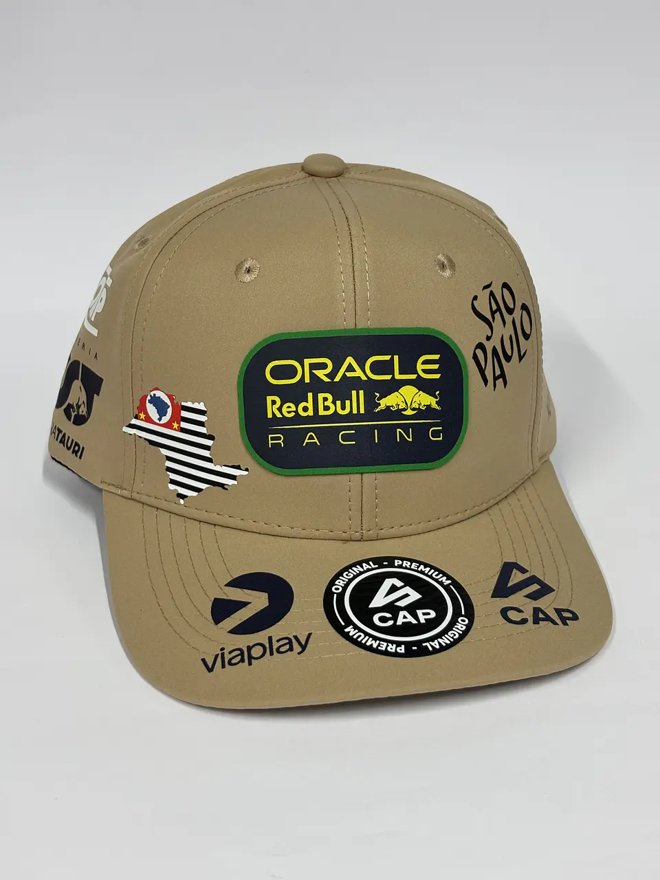 Gorra de lona 6p - Beige / Oracle Red Bull Brasil  2
