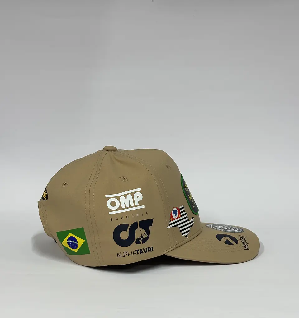 Gorra de lona 6p - Beige / Oracle Red Bull Brasil  3