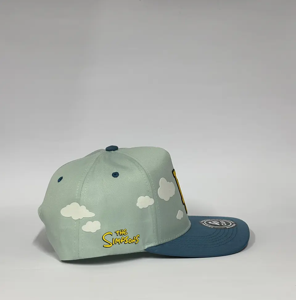 Gorra de lona 5p - Azul x Celeste / LA x the simpsons  5