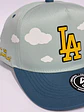Gorra de lona 5p - Azul x Celeste / LA x the simpsons  - Miniatura 3