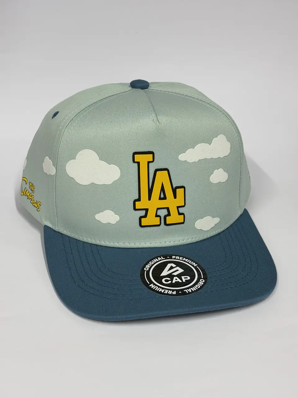 Gorra de lona 5p - Azul x Celeste / LA x the simpsons  2