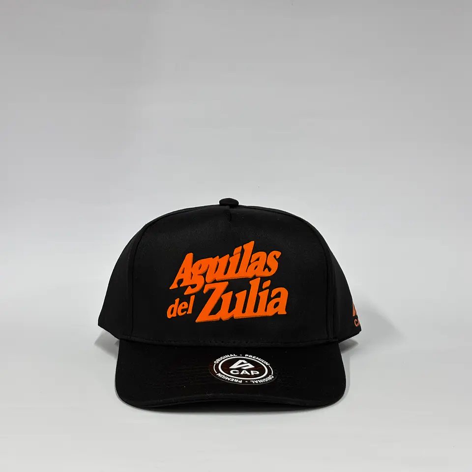Gorra de lona 5p - Negro / Aguilas del zulia  1