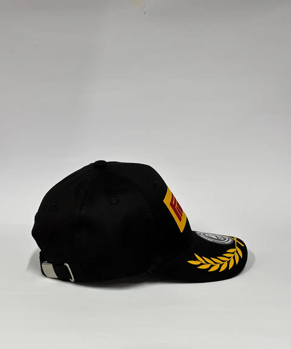 Gorra de lona 6p - Negro / Pirelli Champions  3