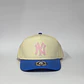 Gorra de lona 5p - Beige x Azul R / New York City  - Miniatura 1