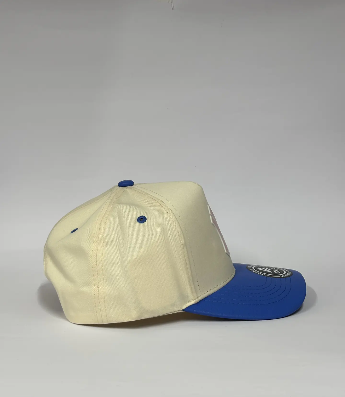 Gorra de lona 5p - Beige x Azul R / New York City  3