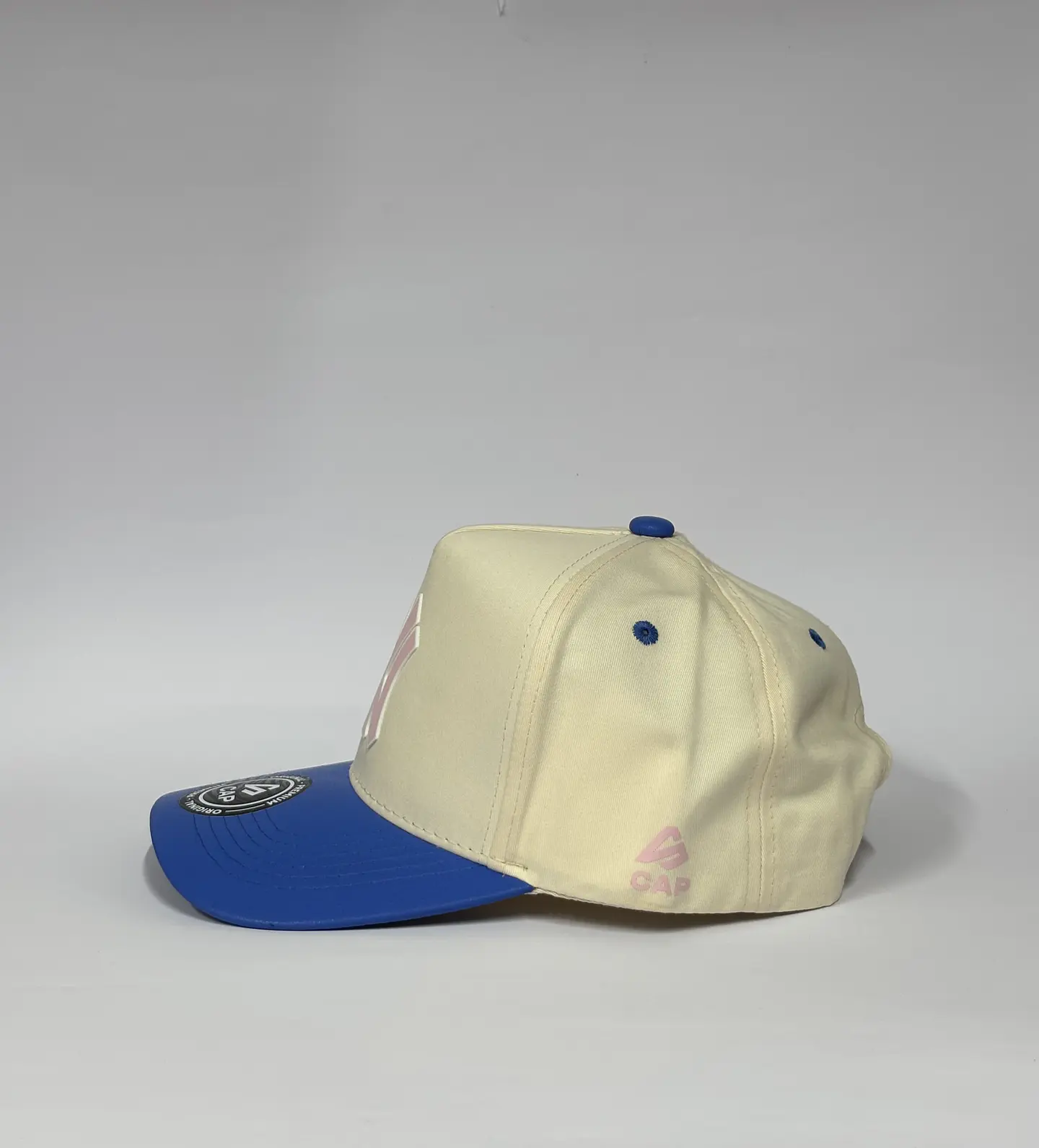 Gorra de lona 5p - Beige x Azul R / New York City  5