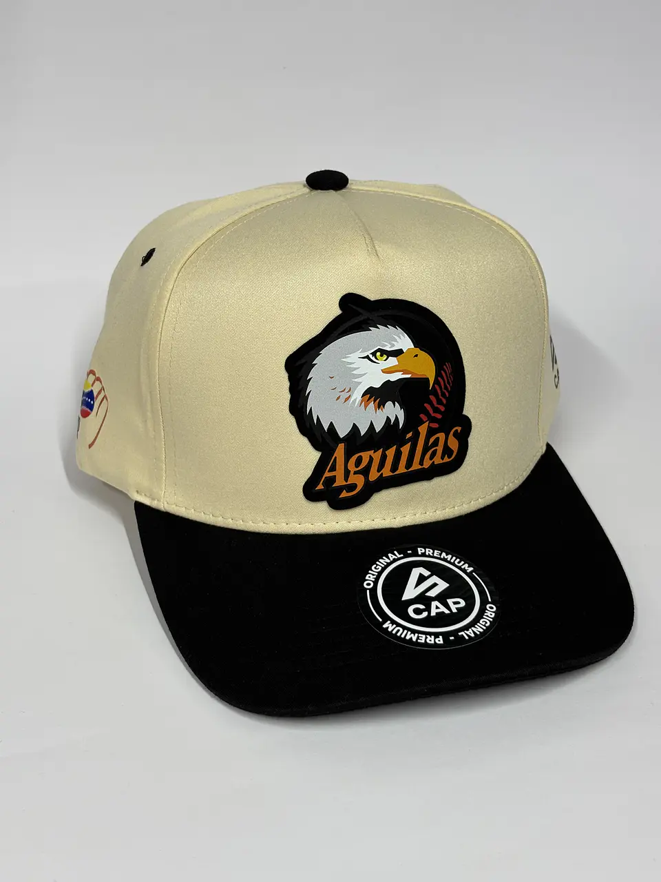 Gorra de lona 5p - Beige x Negro / Aguilas del zulia 2.0 2