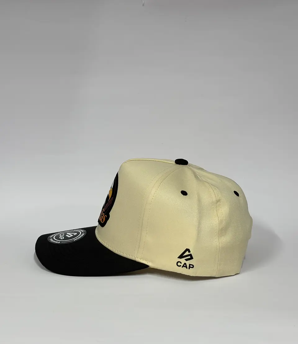 Gorra de lona 5p - Beige x Negro / Aguilas del zulia 2.0 4