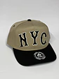 Gorra de lona 5p - Bronce x Negro / NYC City  - Miniatura 2