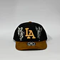 Gorra de lona 5p - Negro x Marrón / LA  - Miniatura 1