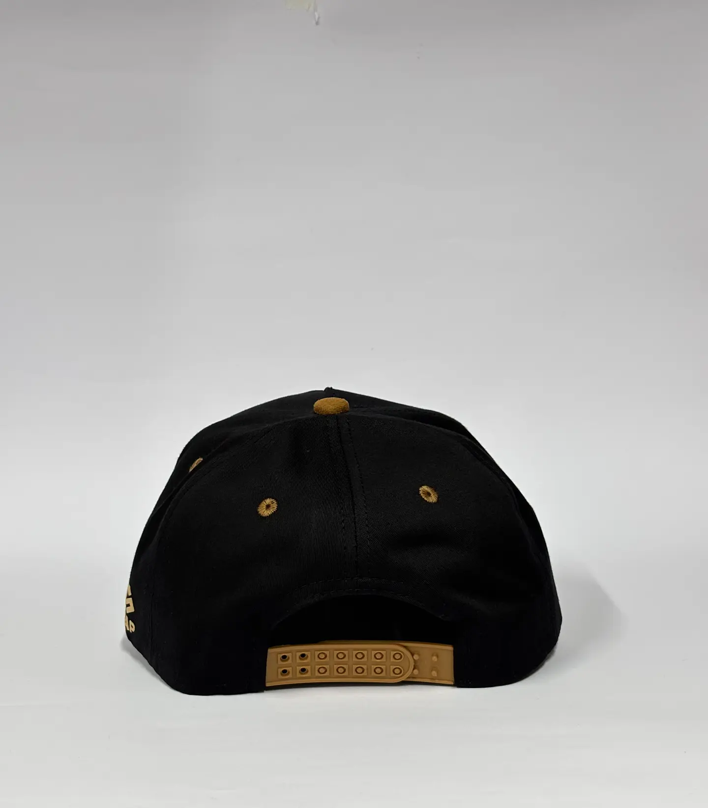 Gorra de lona 5p - Negro x Marrón / LA  4
