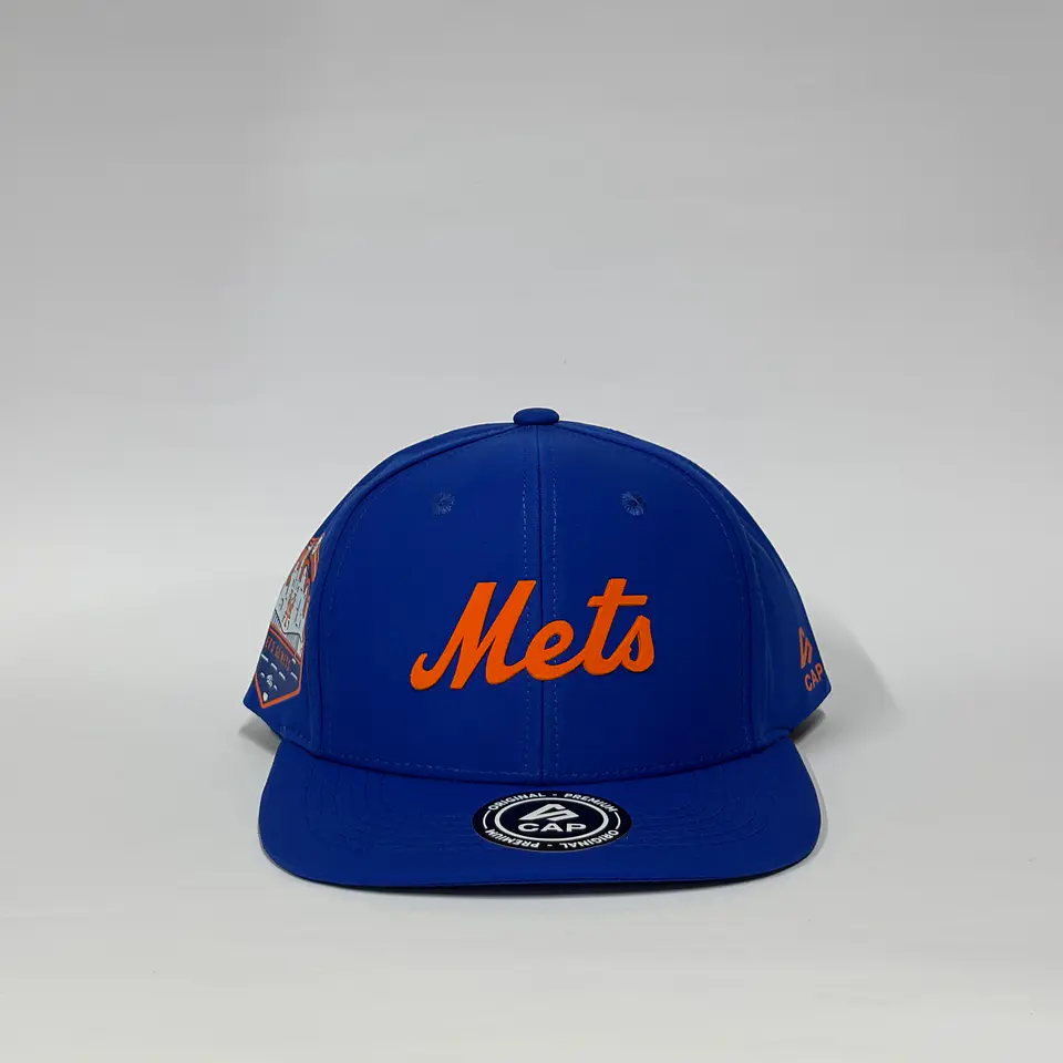 Gorra plana de lona 6p - Azul rey / Mets  1