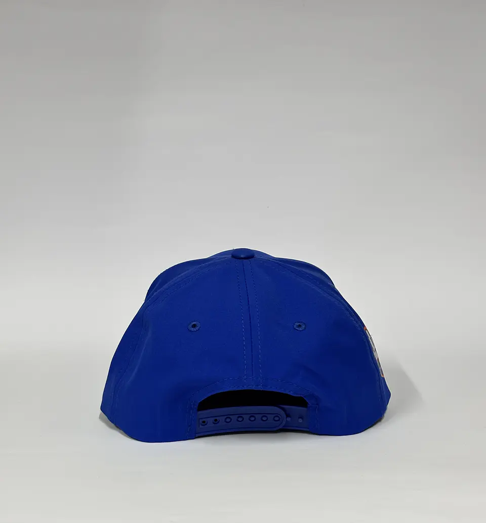 Gorra plana de lona 6p - Azul rey / Mets  4