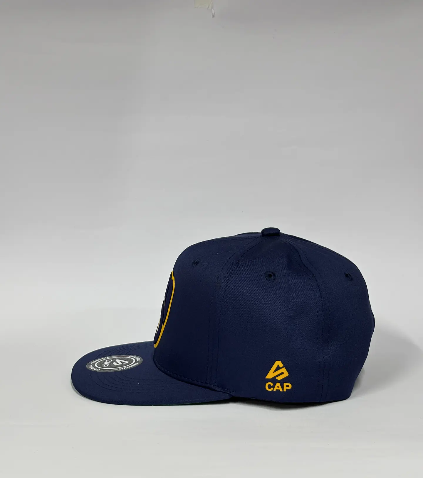 Gorra de lona 6p plana - Azul M / Cerveceros de Milwaukee  4