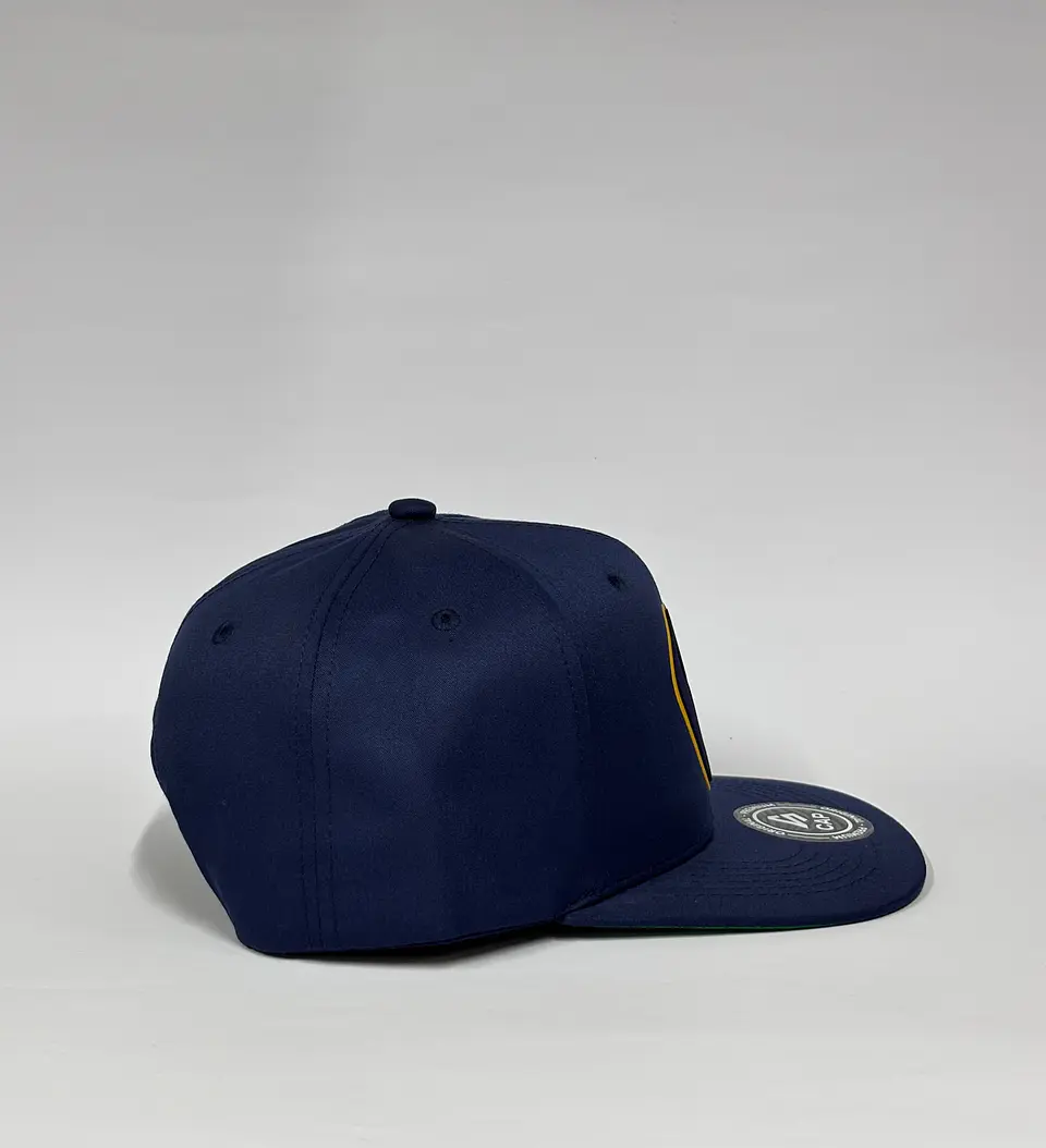 Gorra de lona 6p plana - Azul M / Cerveceros de Milwaukee  2