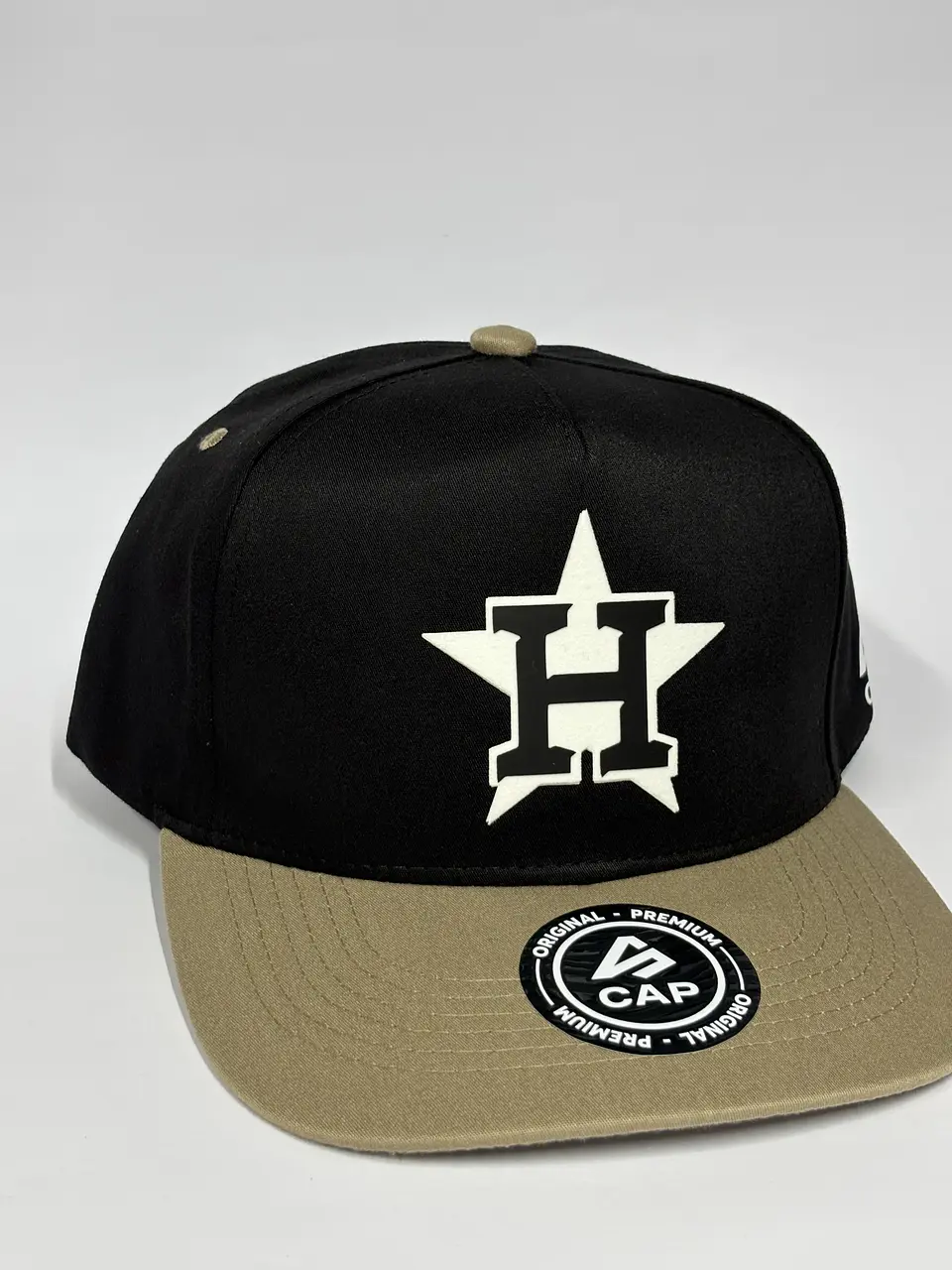 Gorra de lona 5p - Negro x Beige / Houston Astros  2