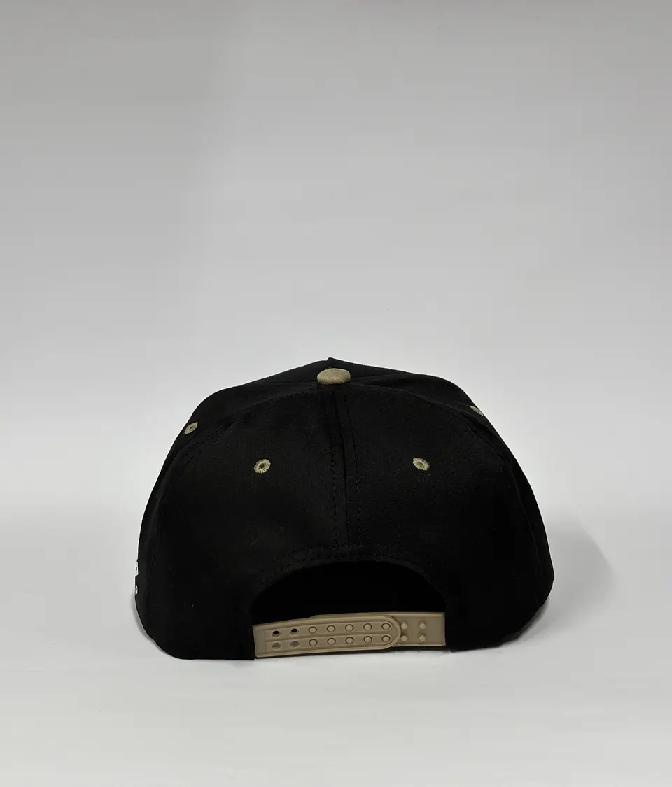 Gorra de lona 5p - Negro x Beige / Houston Astros  5