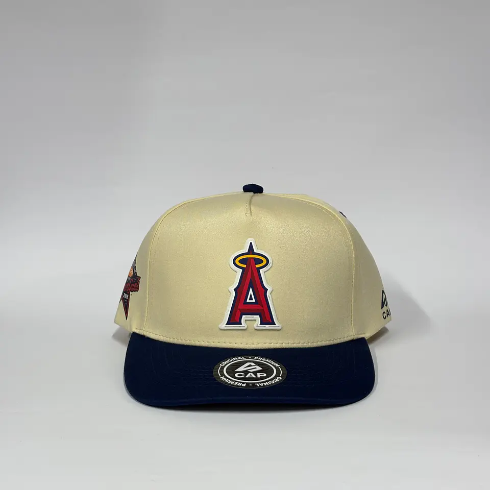 Gorra de lona 5p - Beige x Azul M / Los Ángeles Angels  1