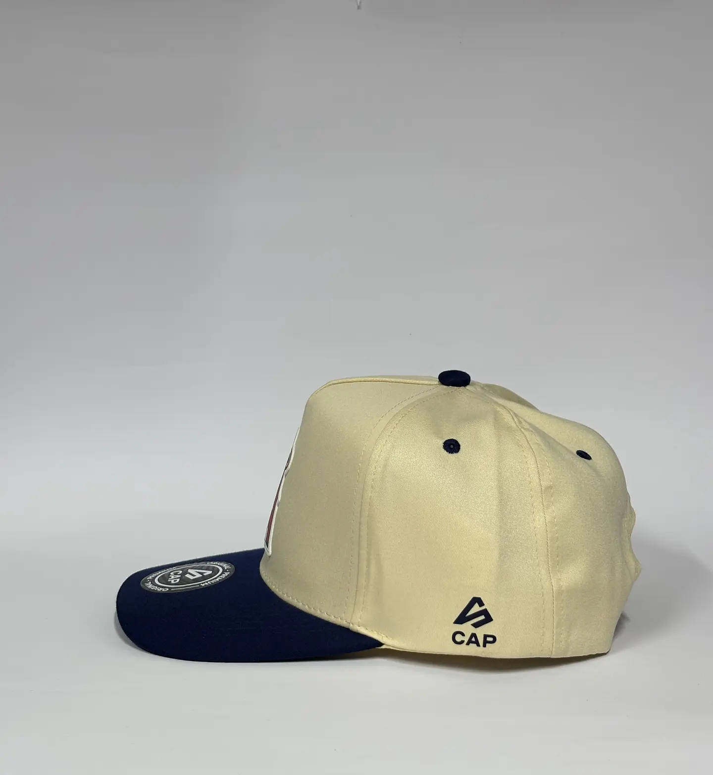 Gorra de lona 5p - Beige x Azul M / Los Ángeles Angels  4