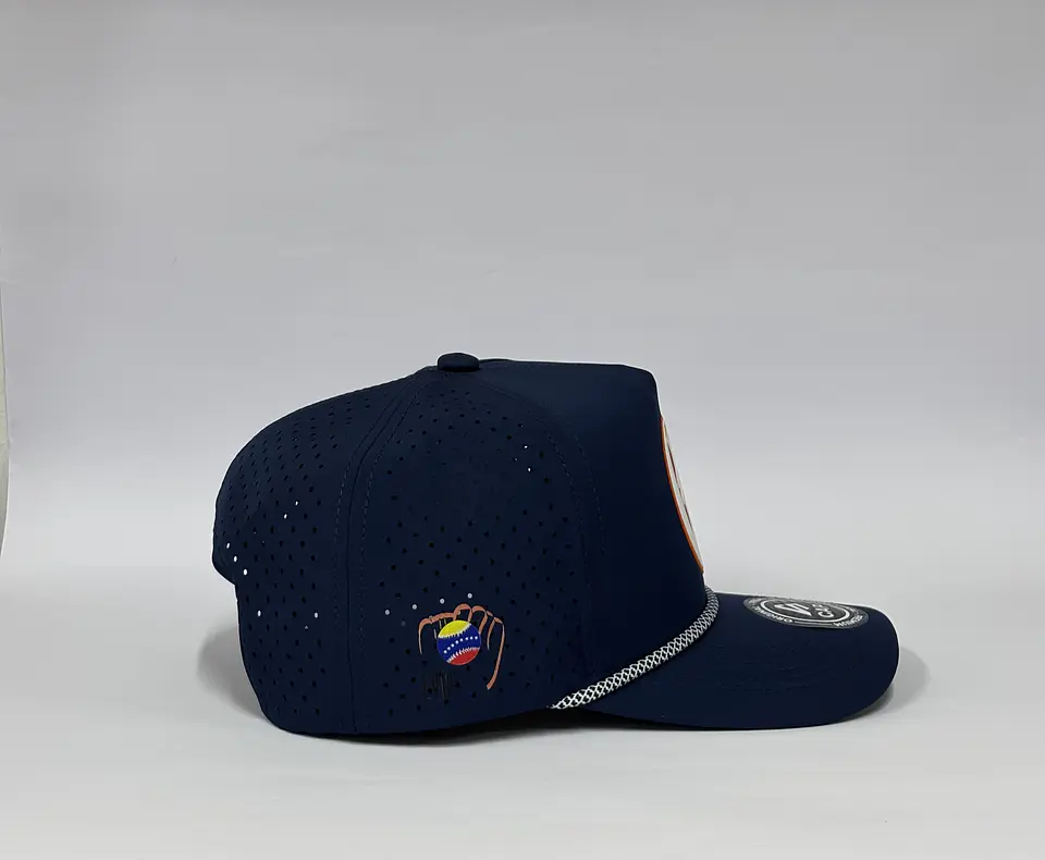 Gorra de lona 5p láser - Azul M / Caribes LVBP  5