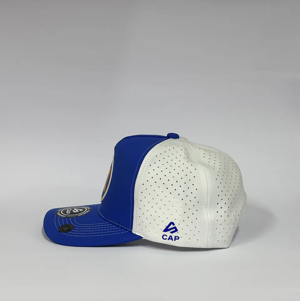 Gorra de lona 5 láser - Azul R x Blanco - M Magallanes  5