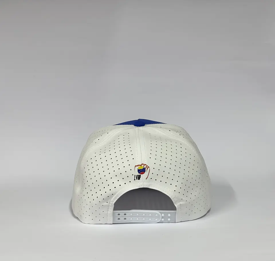 Gorra de lona 5 láser - Azul R x Blanco - M Magallanes  4
