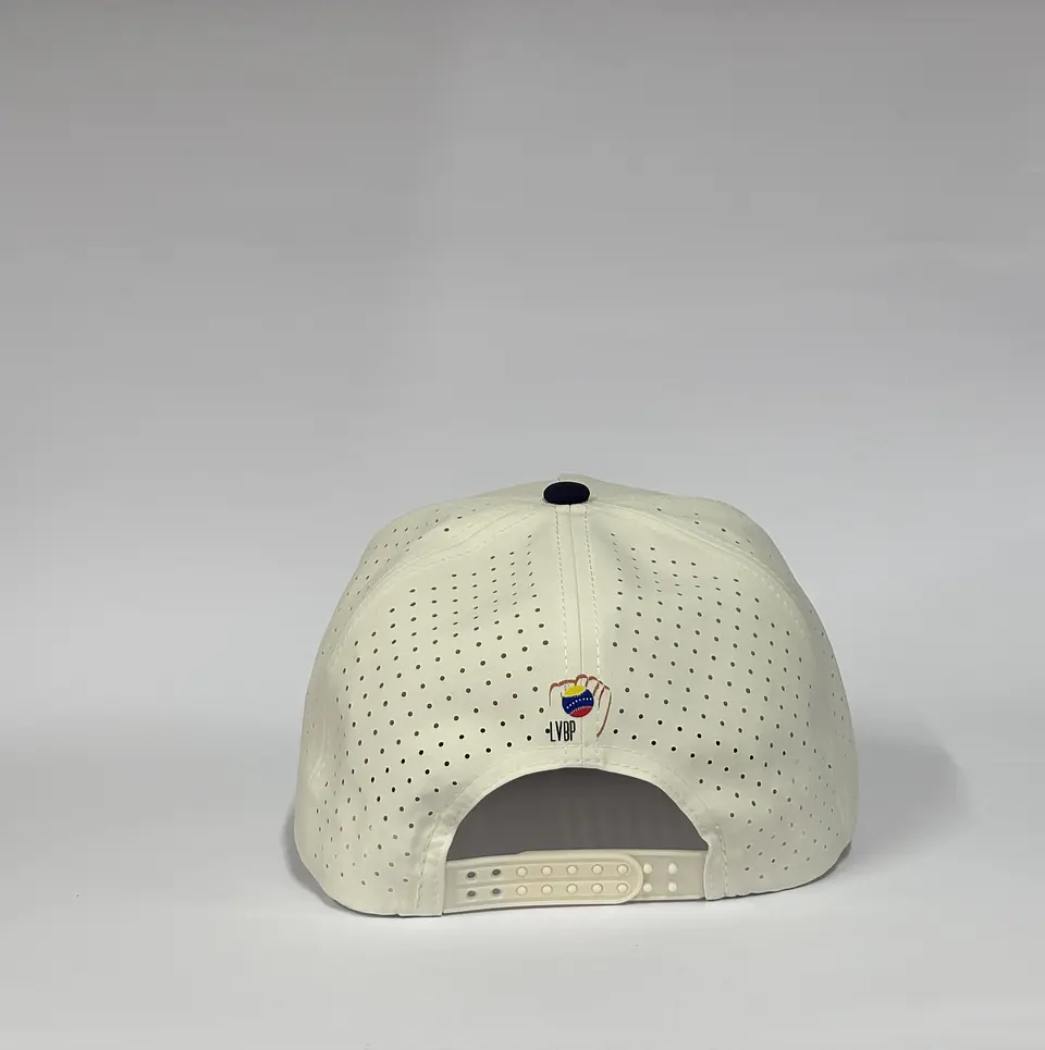 Gorra de lona 5p láser - Hueso x Azul M /  Navegantes del Magallanes M 3