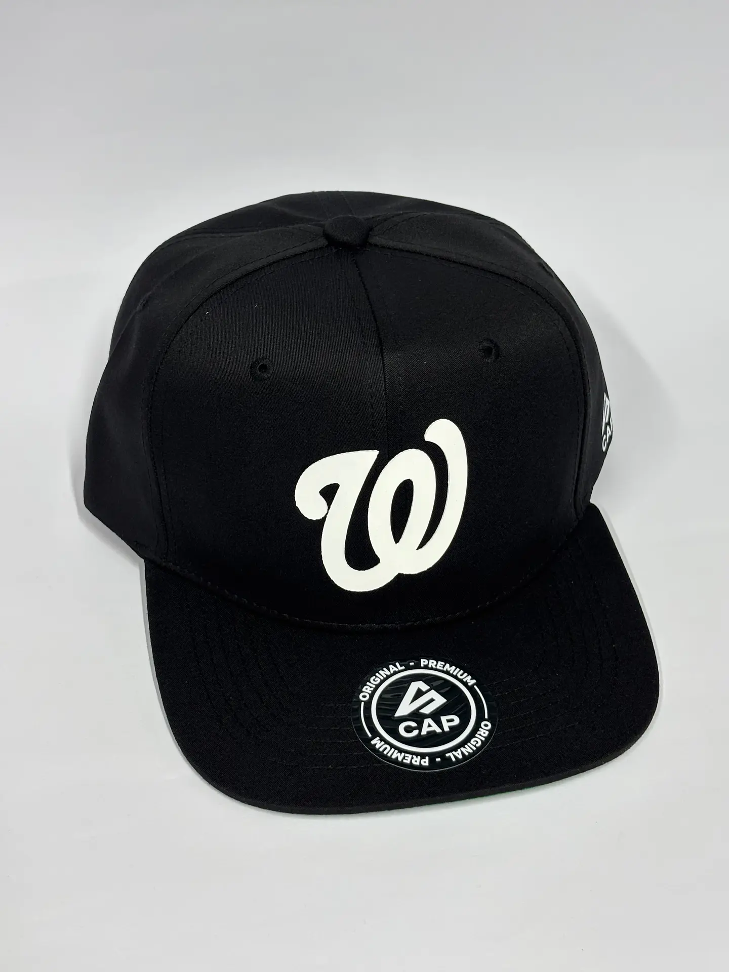 Gorra de lona 6p plana - Negro / Washington Nationals  2