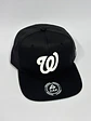 Gorra de lona 6p plana - Negro / Washington Nationals  - Miniatura 2
