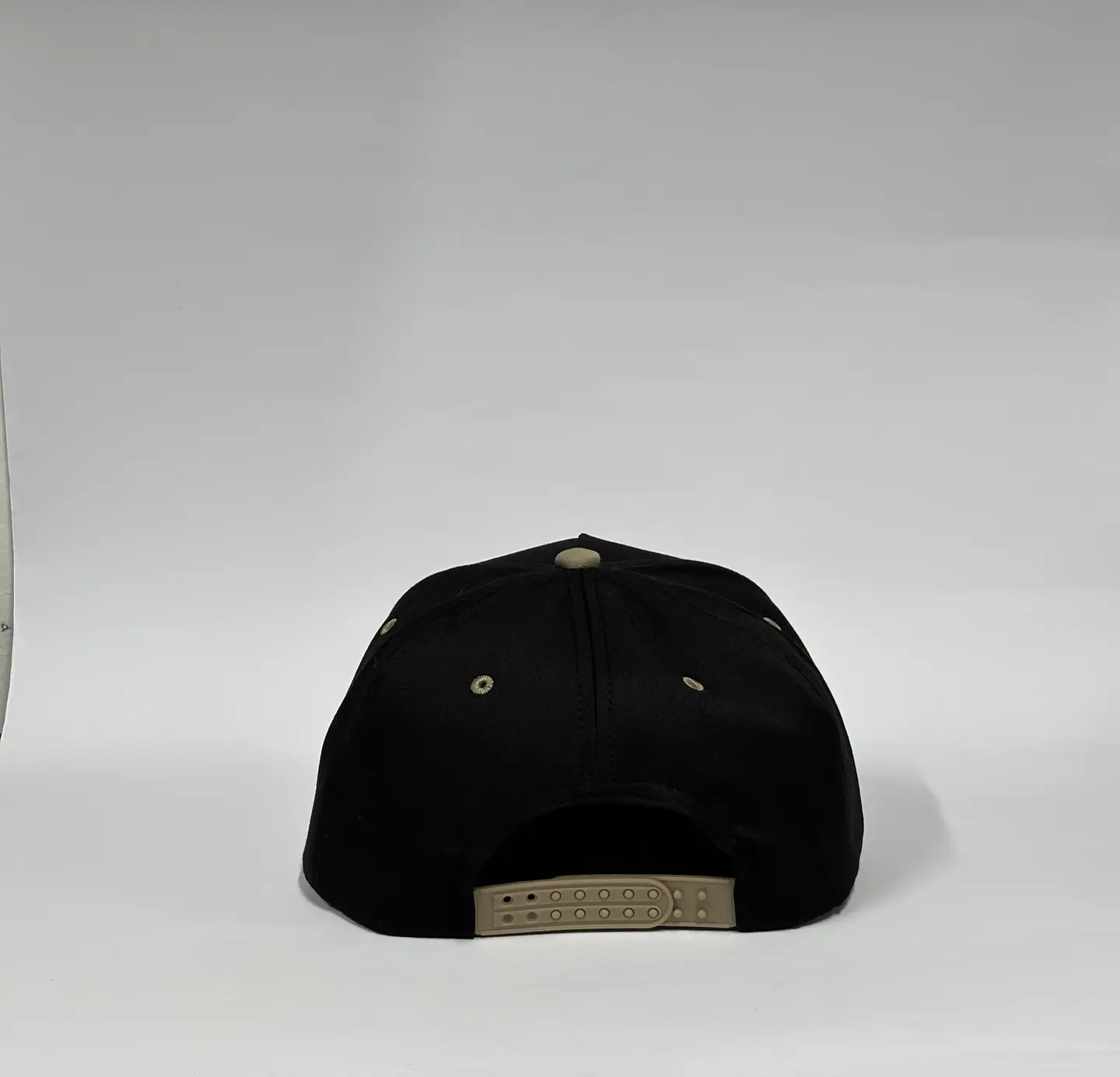 Gorra de lona 5p - Negro x beige / Rosario  4