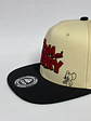 Gorra de lona 6p plana - Beige x negro / Ton & Jerry - Miniatura 6