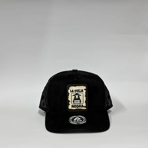 Jockey de gamuza 5p  - Negro / Oveja Negra 