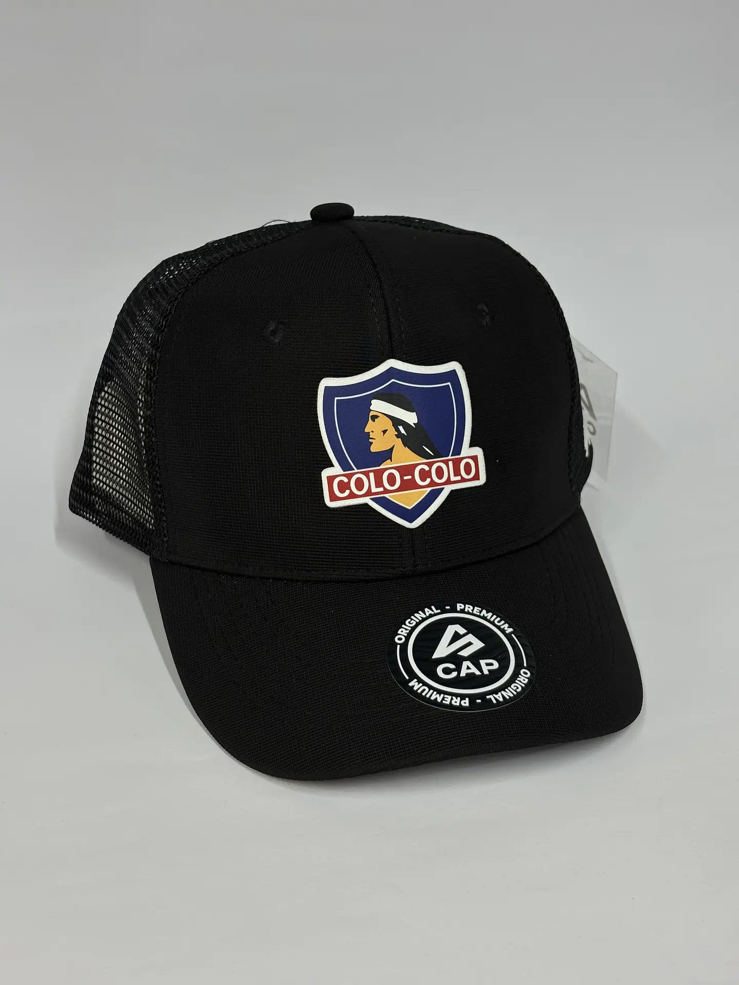Jockey de malla 5p - Negro / Coló Coló clasic  2