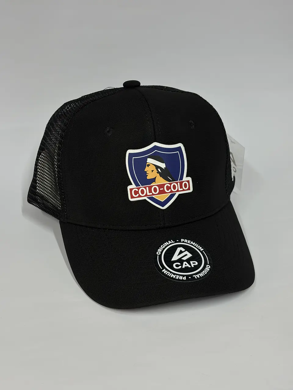 Jockey de malla 5p - Negro / Coló Coló clasic  2