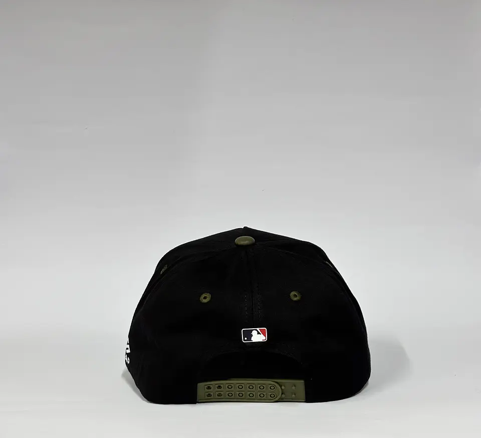 Gorra de lona 5p - Negro x Verde / LA Los Ángeles Dodgers  4