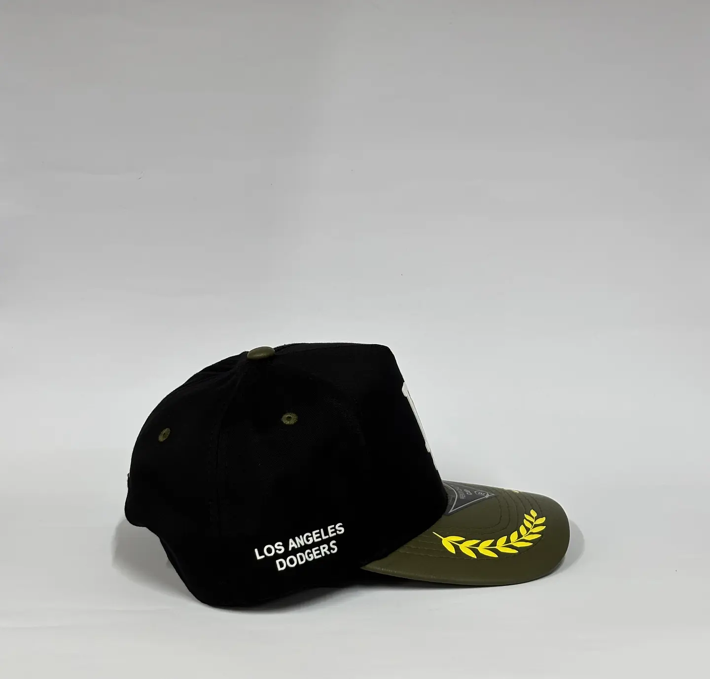 Gorra de lona 5p - Negro x Verde / LA Los Ángeles Dodgers  3