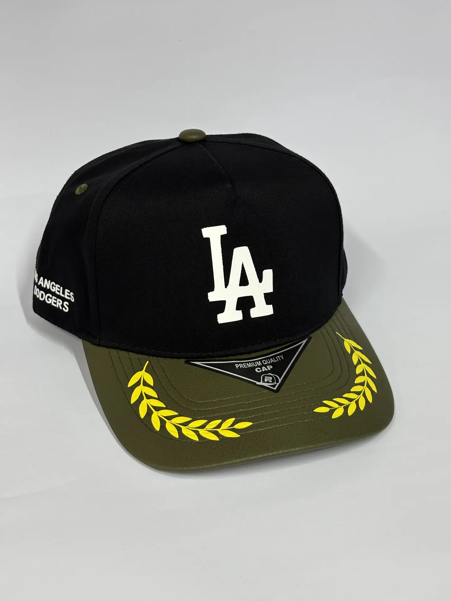 Gorra de lona 5p - Negro x Verde / LA Los Ángeles Dodgers  2