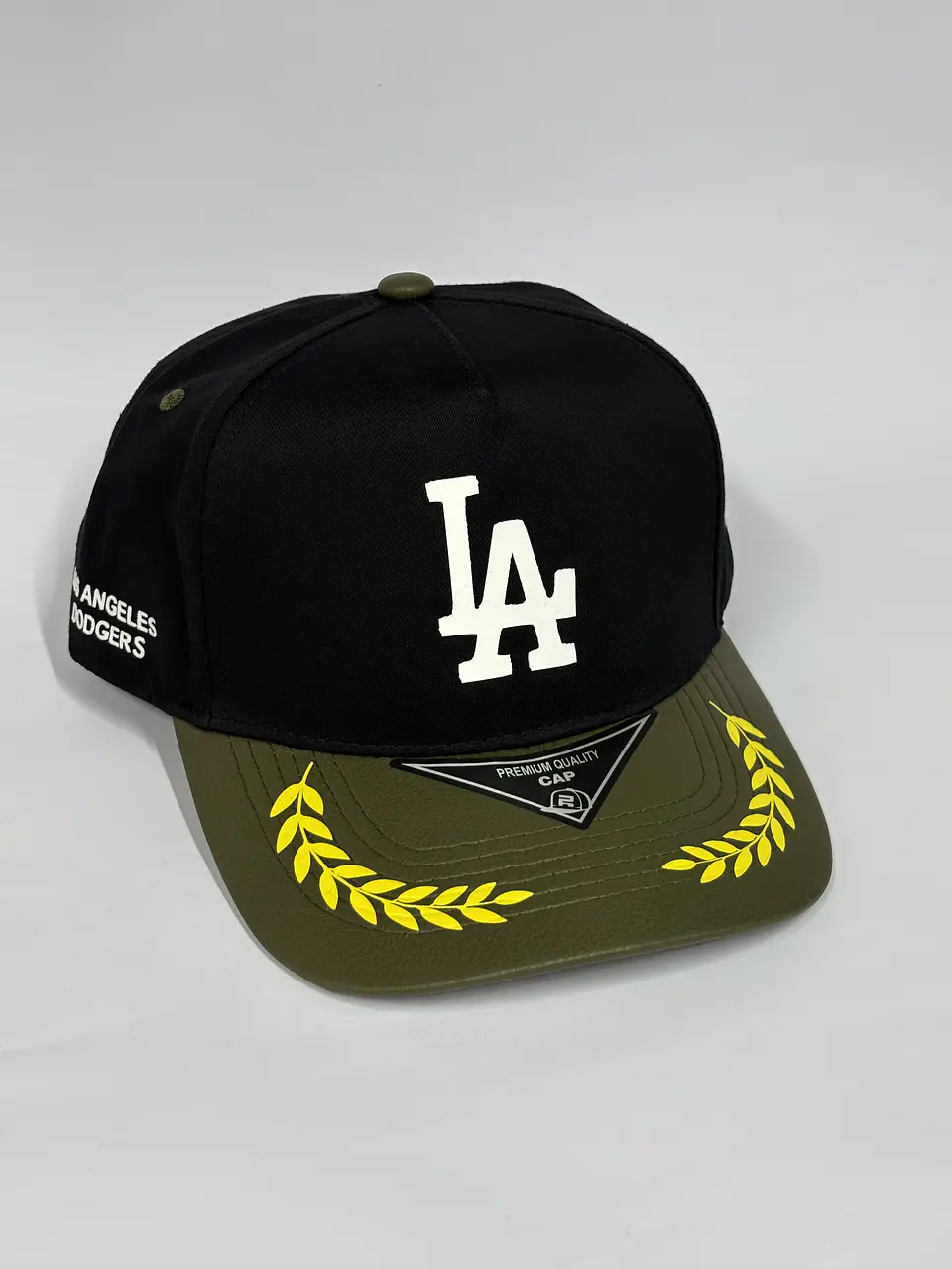 Gorra de lona 5p - Negro x Verde / LA Los Ángeles Dodgers  2