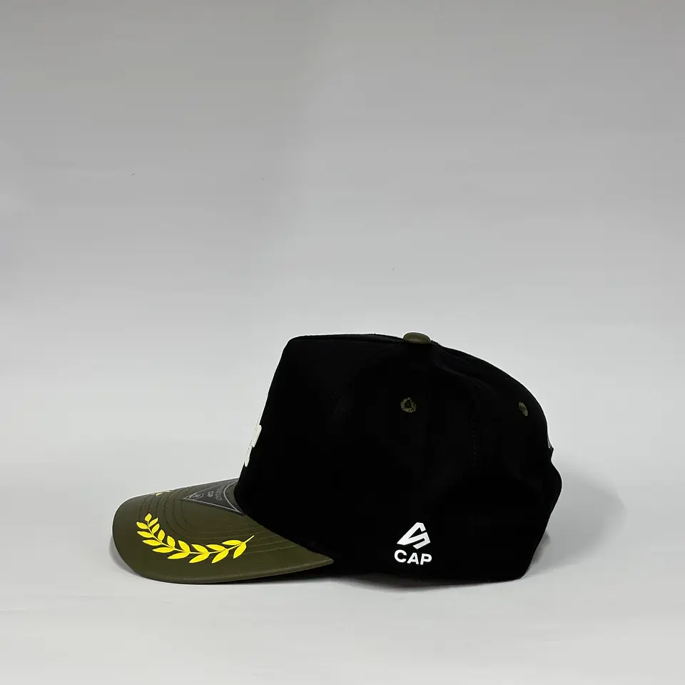 Gorra de lona 5p - Negro x Verde / LA Los Ángeles Dodgers  5
