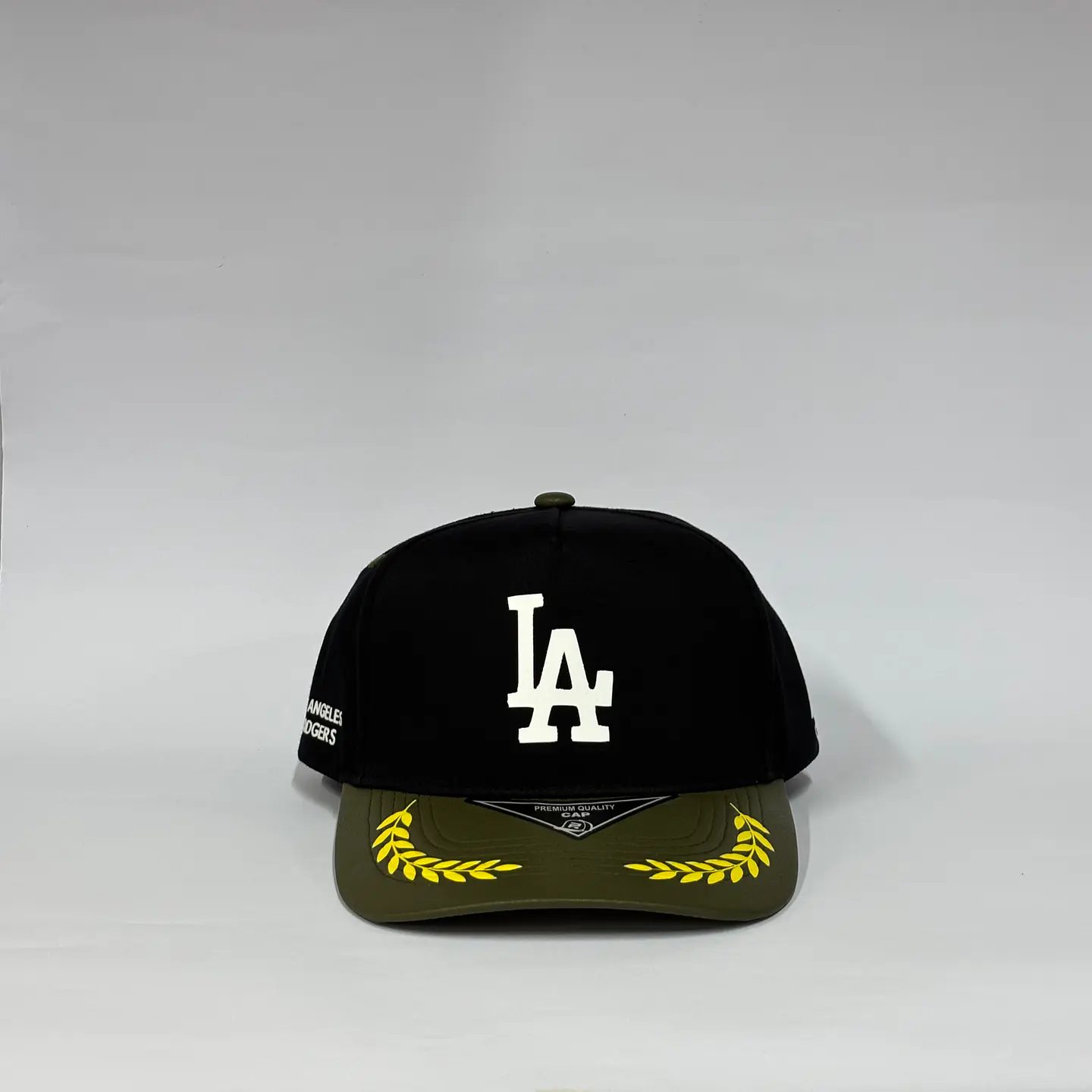 Gorra de lona 5p - Negro x Verde / LA Los Ángeles Dodgers  1