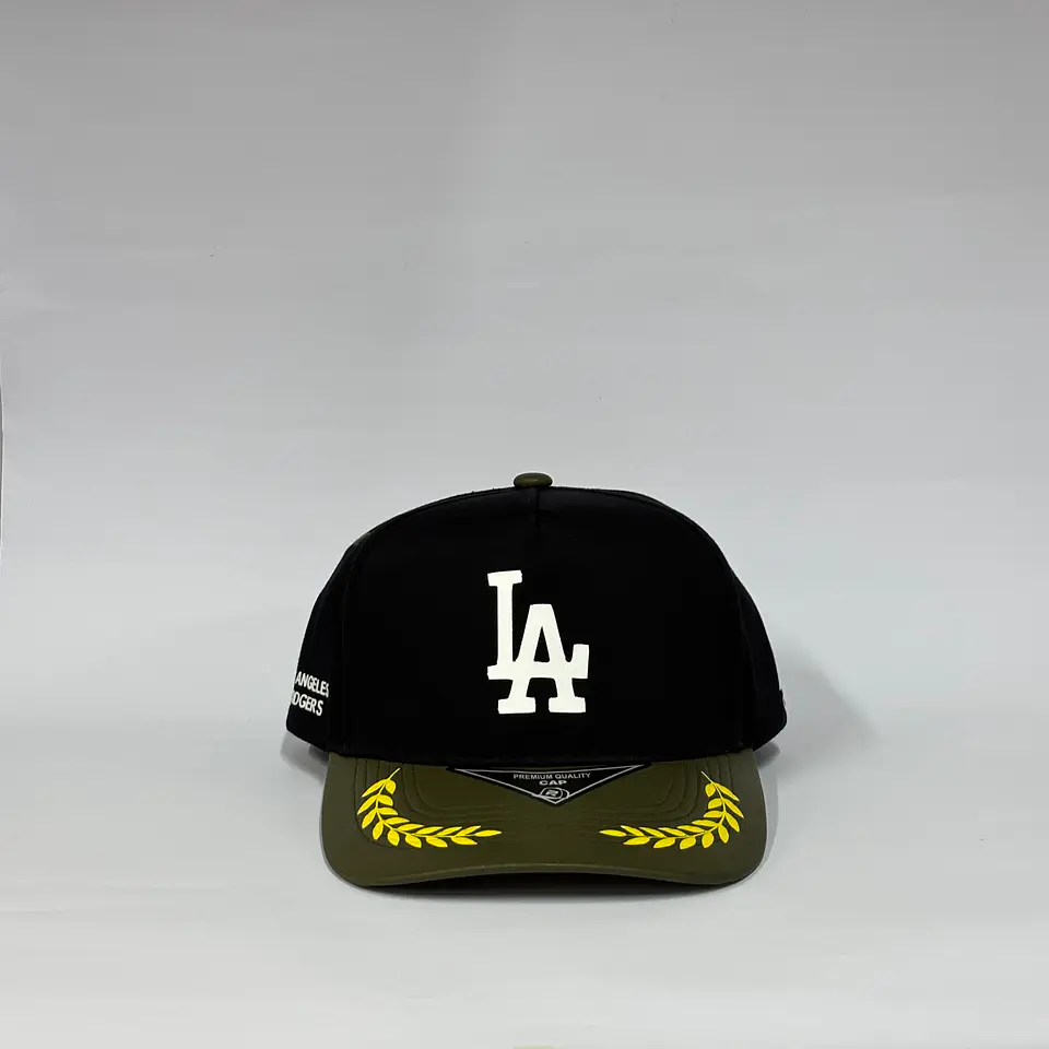 Gorra de lona 5p - Negro x Verde / LA Los Ángeles Dodgers  1