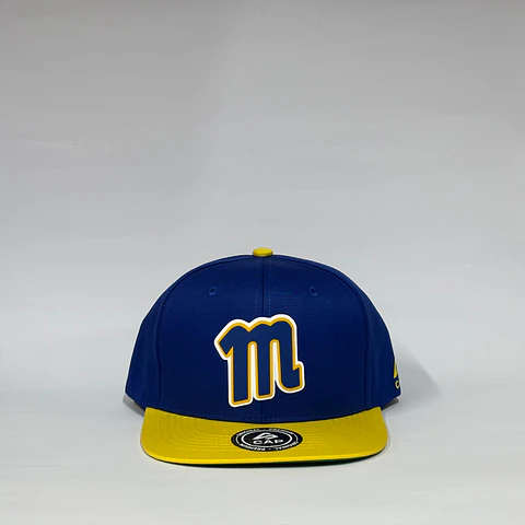 Gorra de lona plana 6p - Azul x Amarillo - M Magallanes 
