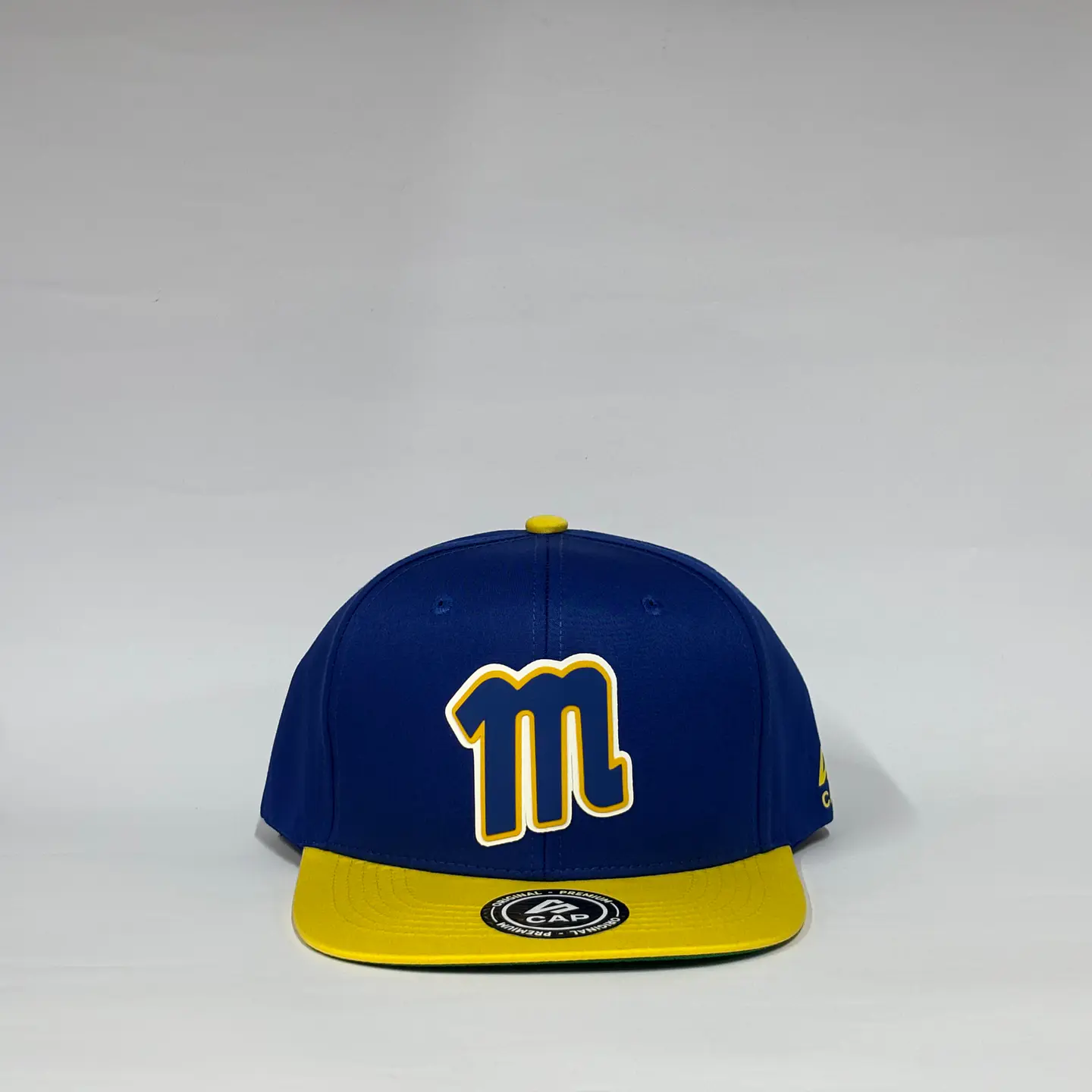 Gorra de lona plana 6p - Azul x Amarillo - M Magallanes  1