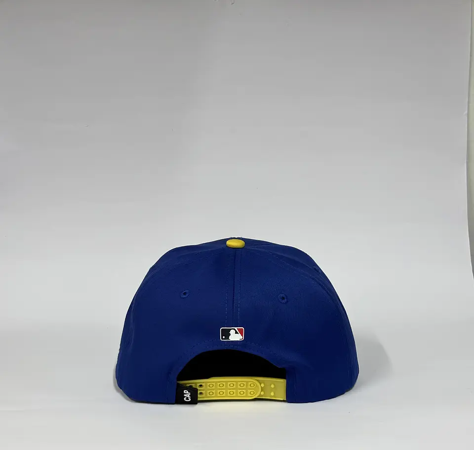 Gorra de lona plana 6p - Azul x Amarillo - M Magallanes  3