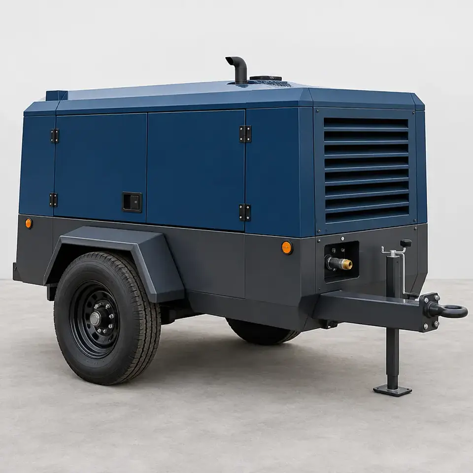 Compresor de aire diésel 185 CFM 1