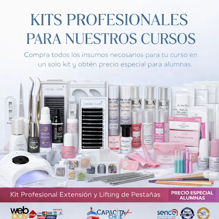 Kit completo de Insumos - Extensión de Pestañas 1
